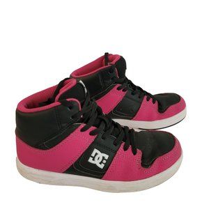 DC Manteca high top Black & Pink Skate Shoes size 3 kids